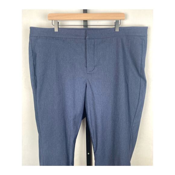 NYDJ Slim Trouser Ankle Pants Dark Blue 20W Lift Tuck Slimming Stretch Workwear - Picture 4 of 12